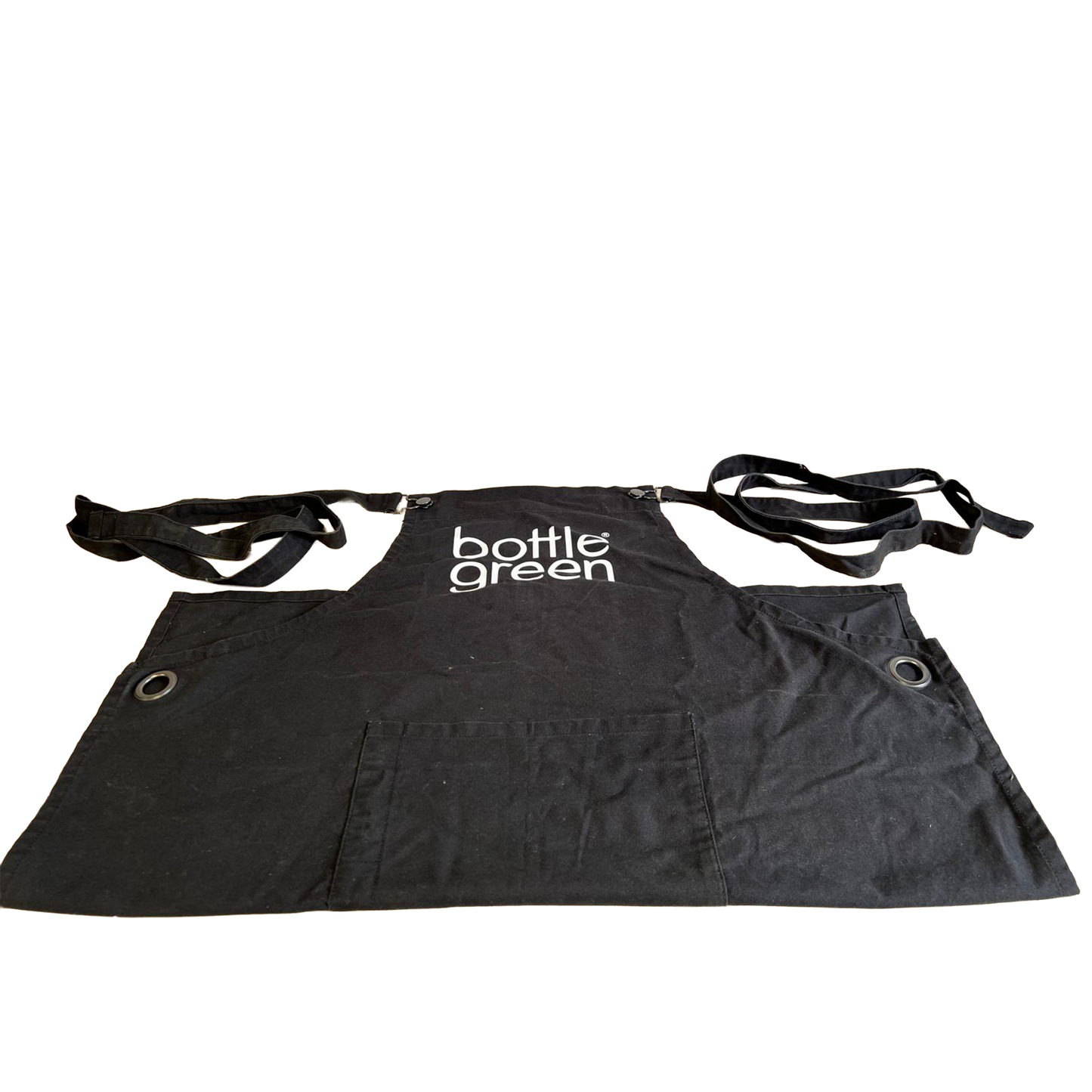 Bottle Green Black Apron