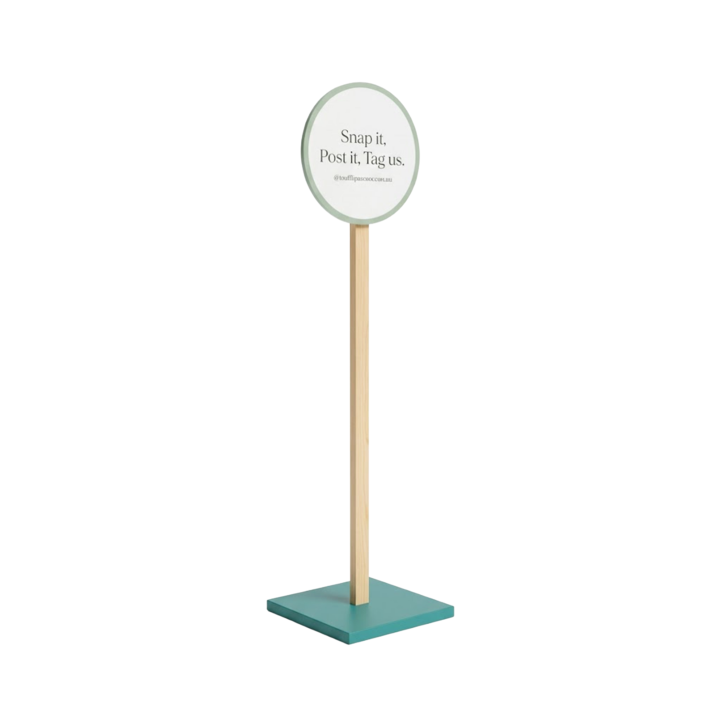 Bottle Green Bus Stop Sign