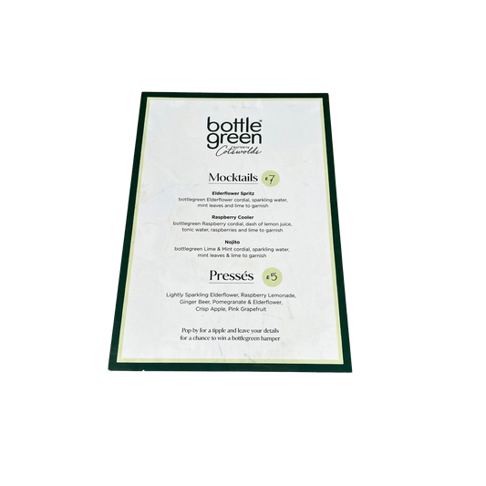 Bottle Green Canvas Board