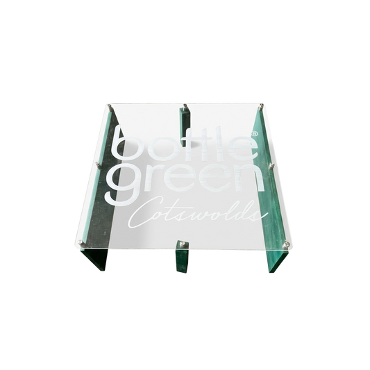 Bottle Green Glass Table