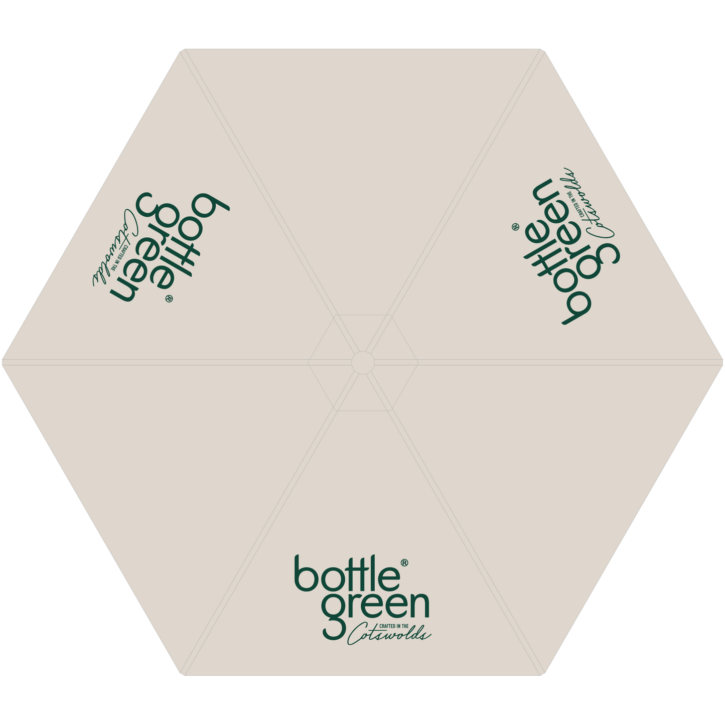 Bottle Green Parasol